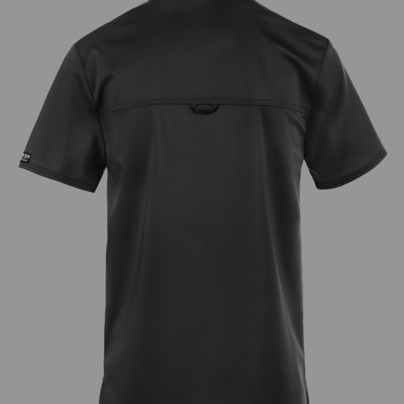 Cherokee Workwear Revolution Men's 1-Pocket STRETCH V-Neck Scrub Top - Picture 2 of 2